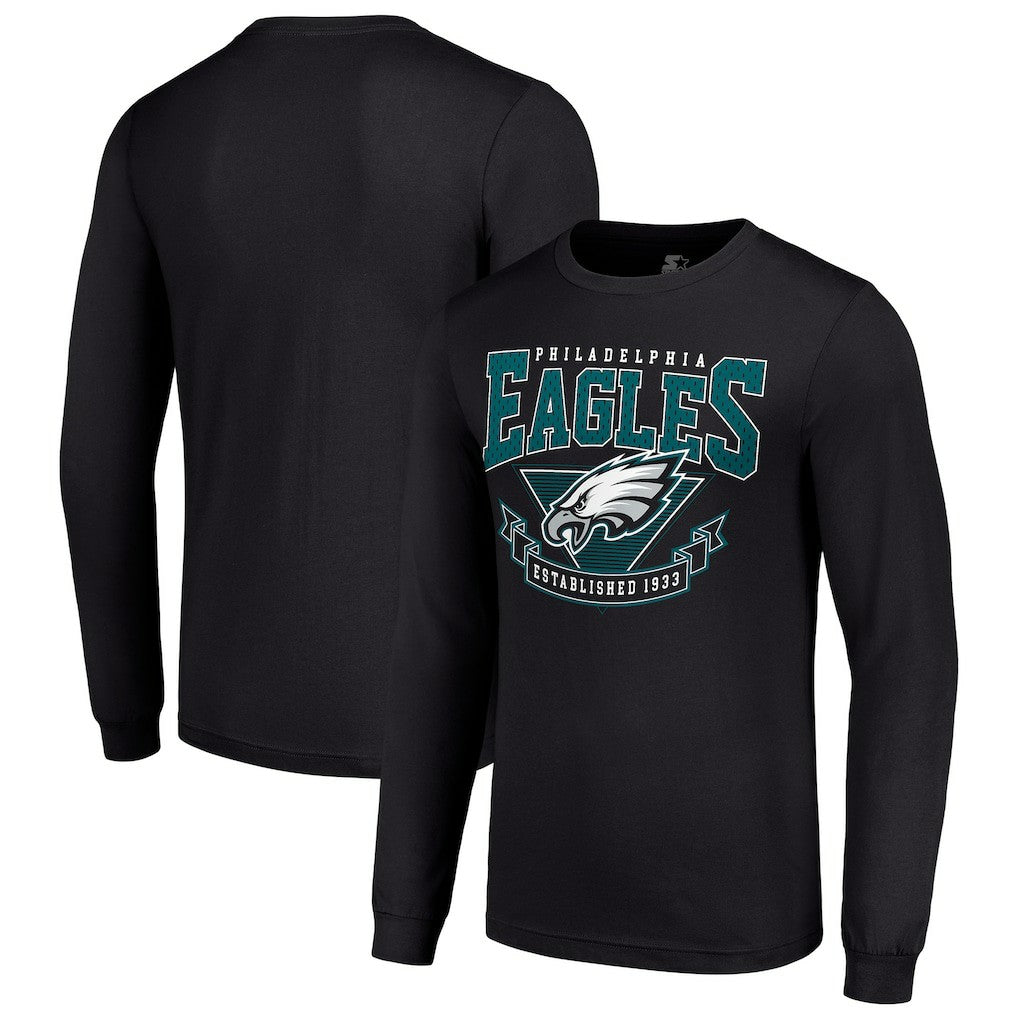 Philadelphia Eagles Starter '80s Inspired Team Logo Long Sleeve T-Shirt | NFL Near me
