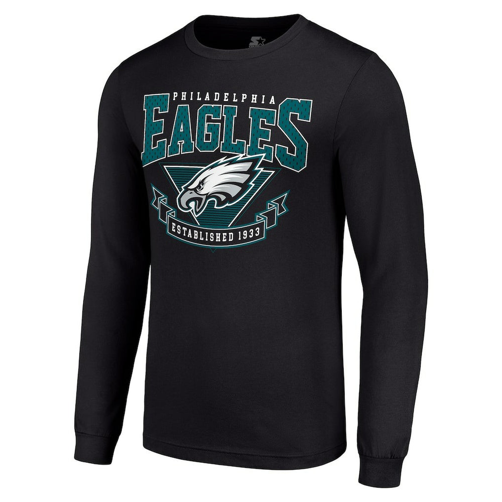 Philadelphia Eagles Starter '80s Inspired Team Logo Long Sleeve T-Shirt | NFL Near me