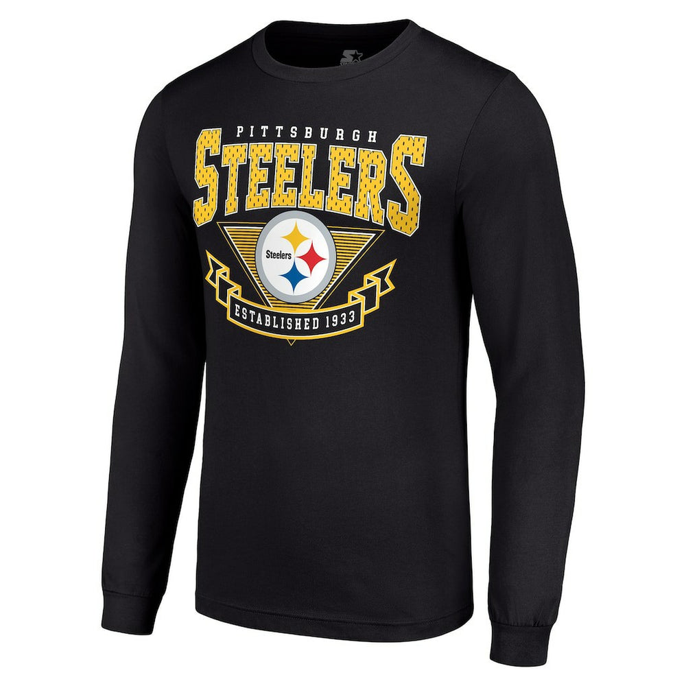 Pittsburgh Steelers Starter '80s Inspired Team Logo Long Sleeve T-Shirt | NFL On sale