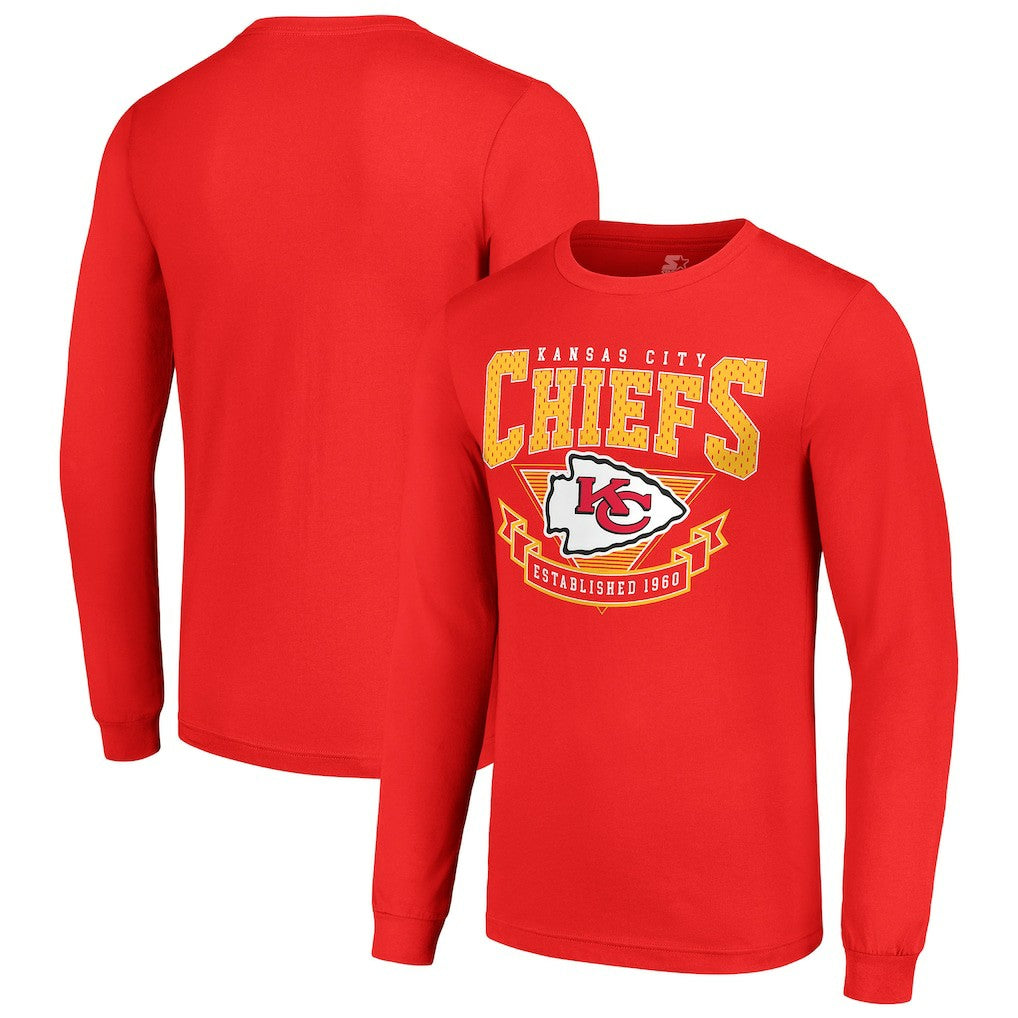 Kansas City Chiefs Starter '80s Inspired Team Logo Long Sleeve T-Shirt | NFL US