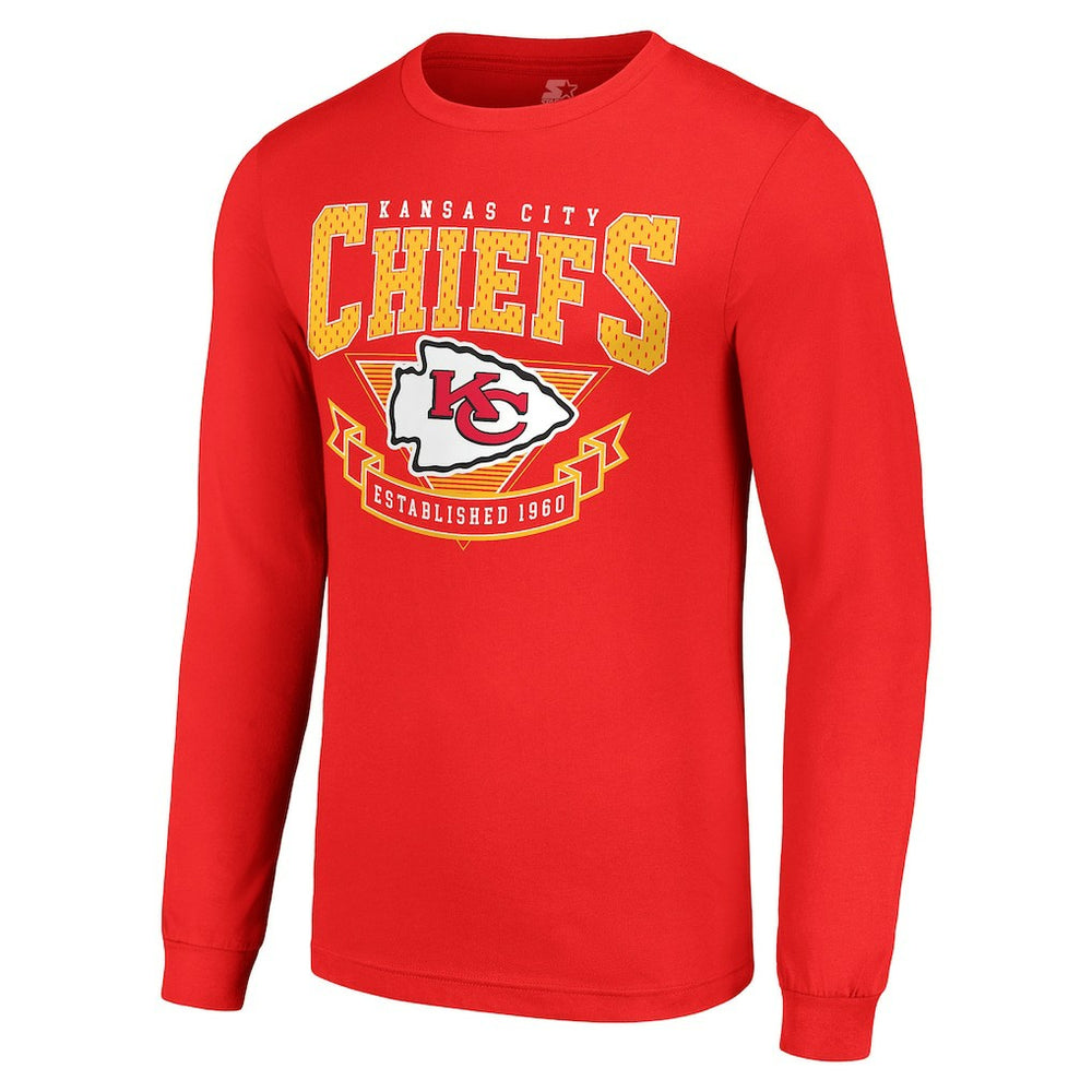 Kansas City Chiefs Starter '80s Inspired Team Logo Long Sleeve T-Shirt | NFL US