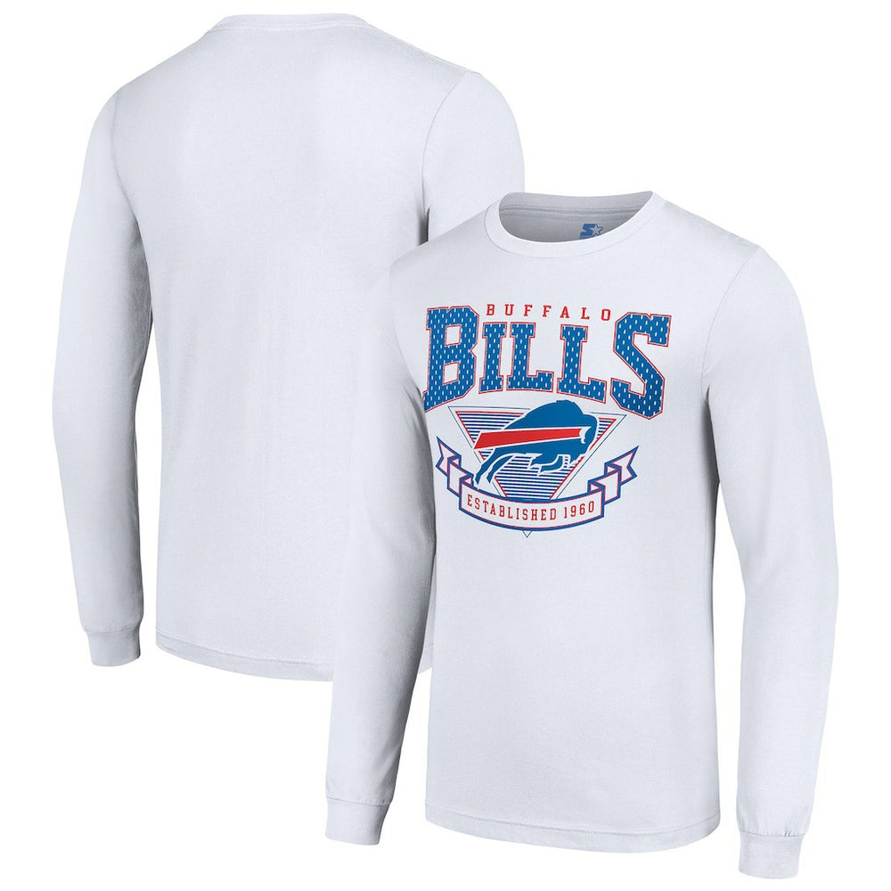 Buffalo Bills Starter '80s Inspired Team Logo Long Sleeve T-Shirt | NFL Sale