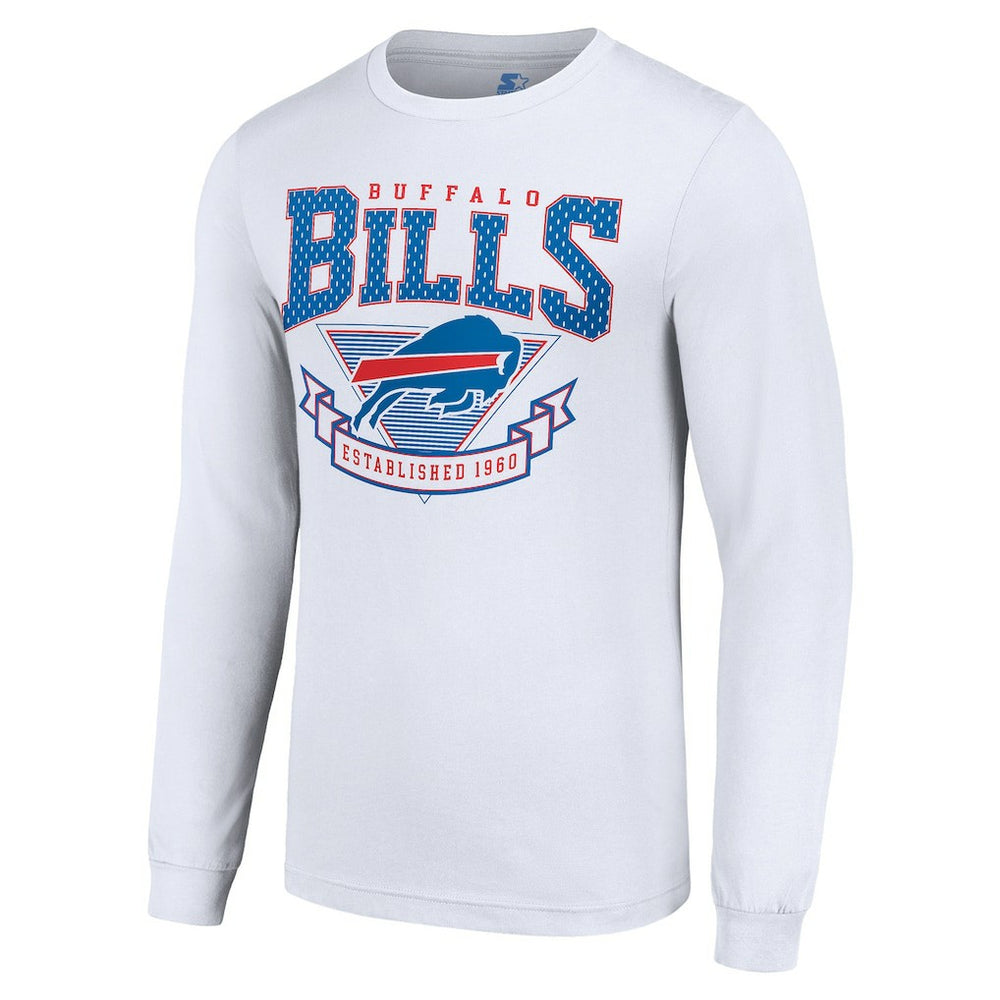 Buffalo Bills Starter '80s Inspired Team Logo Long Sleeve T-Shirt | NFL Sale
