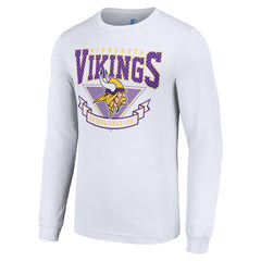 Minnesota Vikings Starter '80s Inspired Team Logo Long Sleeve T-Shirt | NFL Sale
