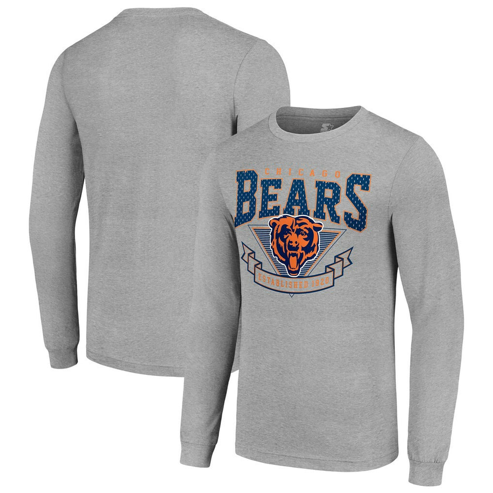 Chicago Bears Starter '80s Inspired Team Logo Long Sleeve T-Shirt | NFL Online
