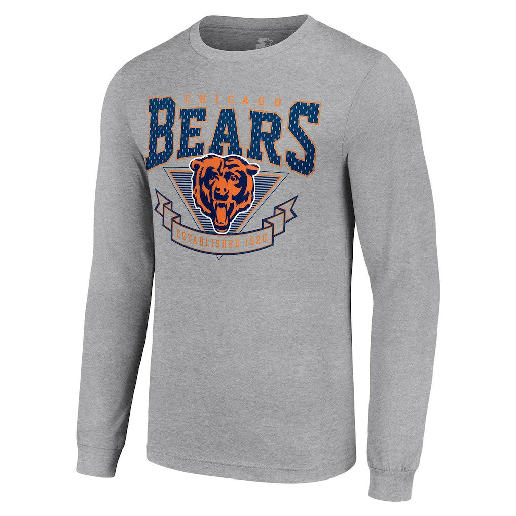 Chicago Bears Starter '80s Inspired Team Logo Long Sleeve T-Shirt | NFL Online