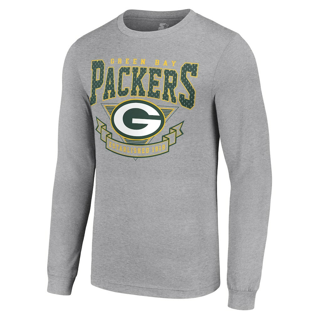 Green Bay Packers Starter '80s Inspired Team Logo Long Sleeve T-Shirt | NFL Outlet