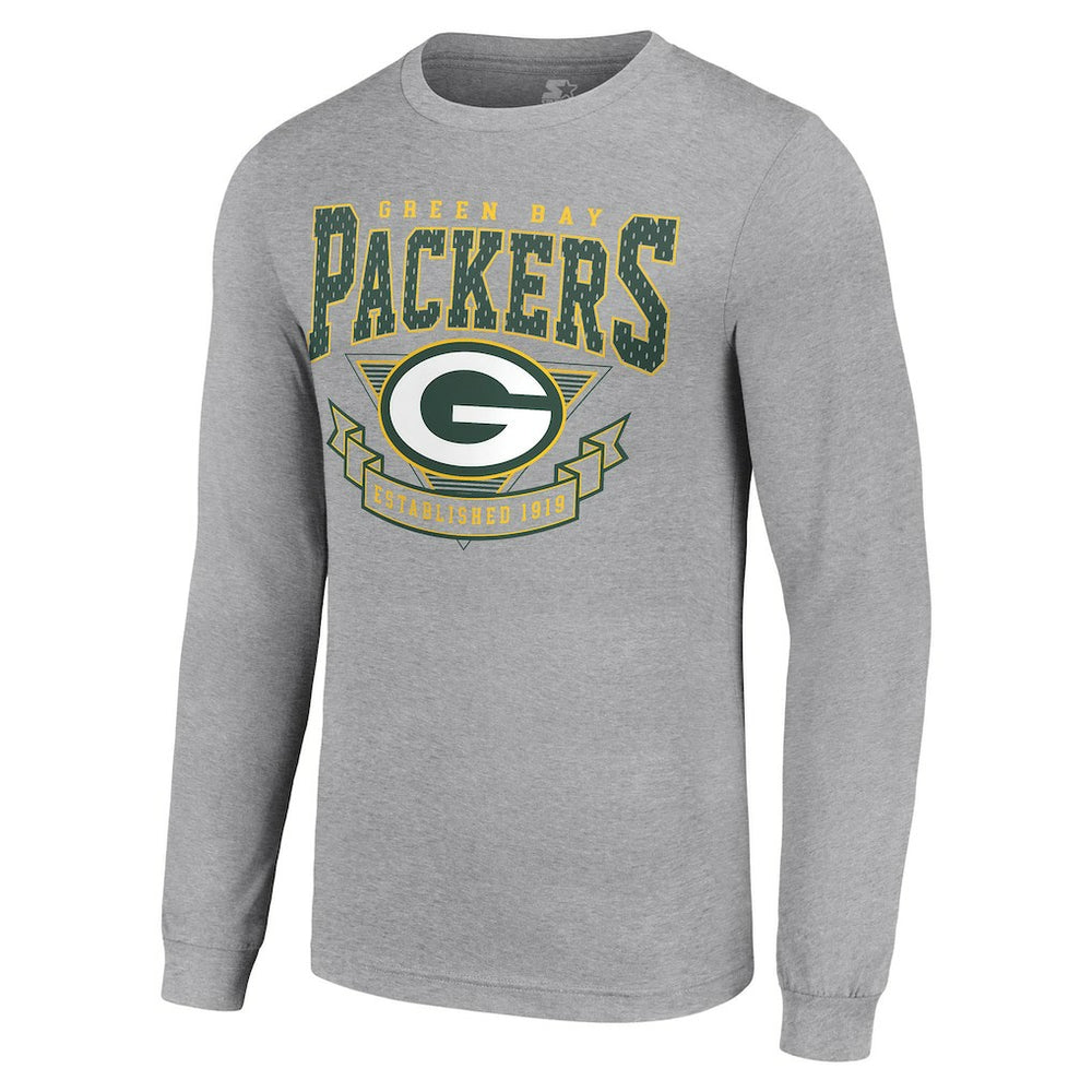 Green Bay Packers Starter '80s Inspired Team Logo Long Sleeve T-Shirt | NFL Outlet