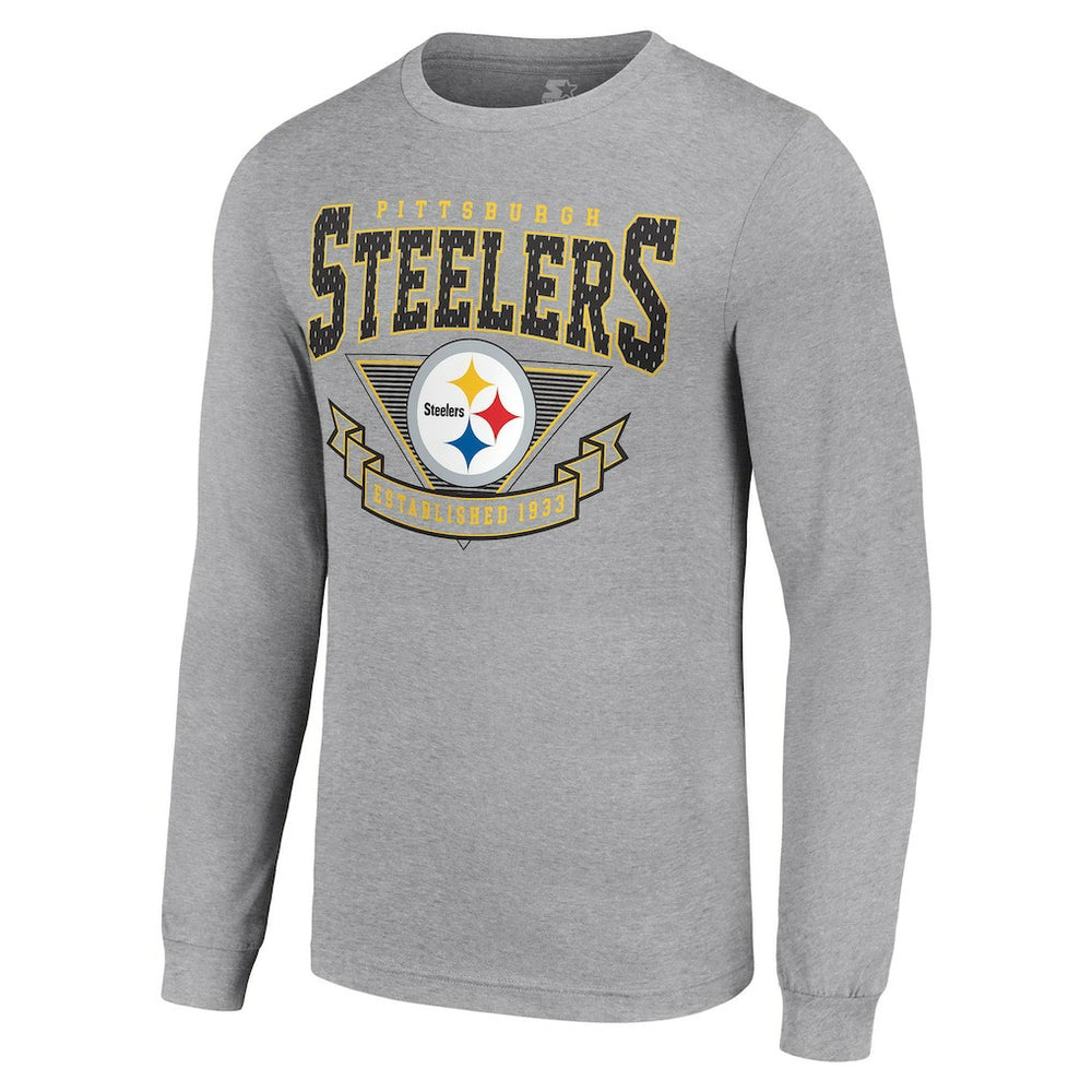 Pittsburgh Steelers Starter '80s Inspired Team Logo Long Sleeve T-Shirt | NFL Online