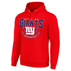 New York Giants Starter ‘80s Inspired Pullover Hoodie | NFL Outlet