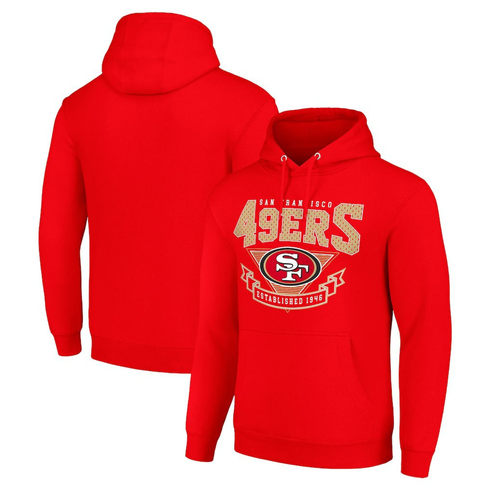 San Francisco 49ers Starter ‘80s Inspired Pullover Hoodie | NFL Near me