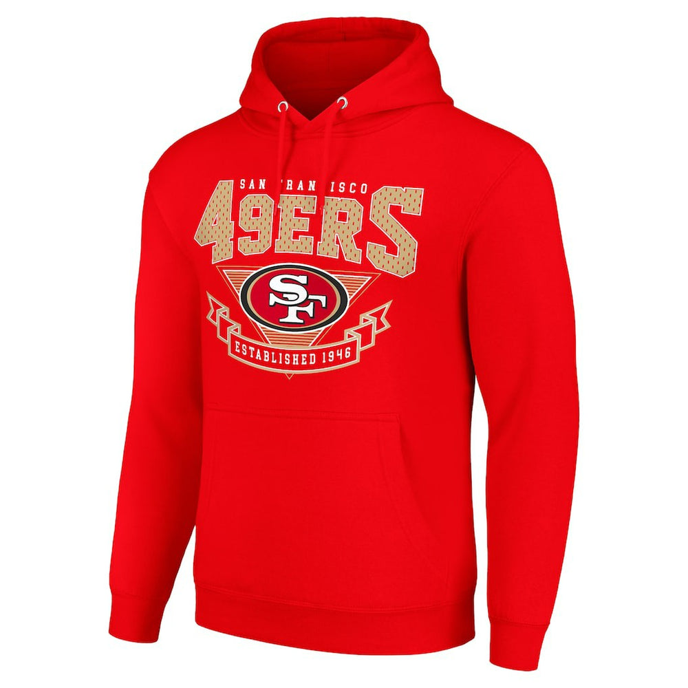 San Francisco 49ers Starter ‘80s Inspired Pullover Hoodie | NFL Near me
