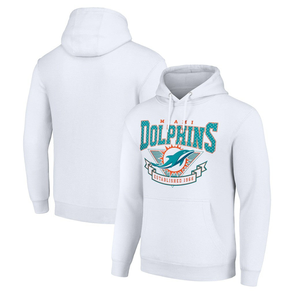 Miami Dolphins Starter ‘80s Inspired Pullover Hoodie | NFL Discount