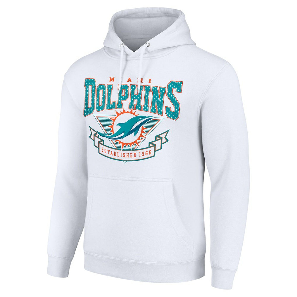 Miami Dolphins Starter ‘80s Inspired Pullover Hoodie | NFL Discount