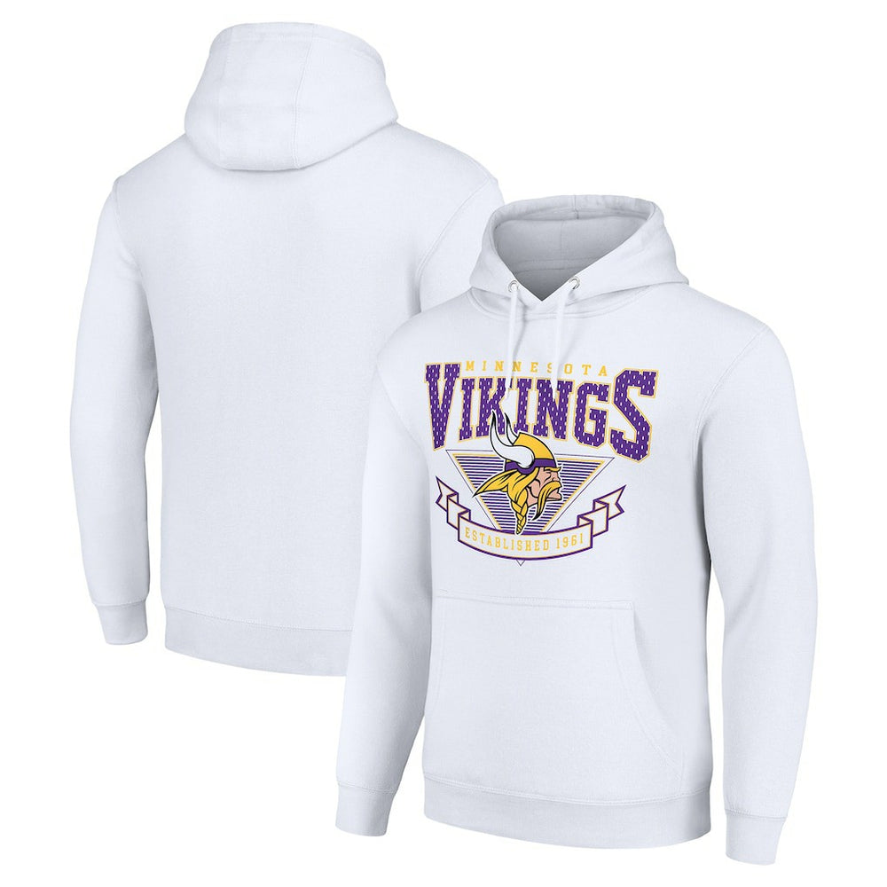 Minnesota Vikings Starter ‘80s Inspired Pullover Hoodie | NFL Discount