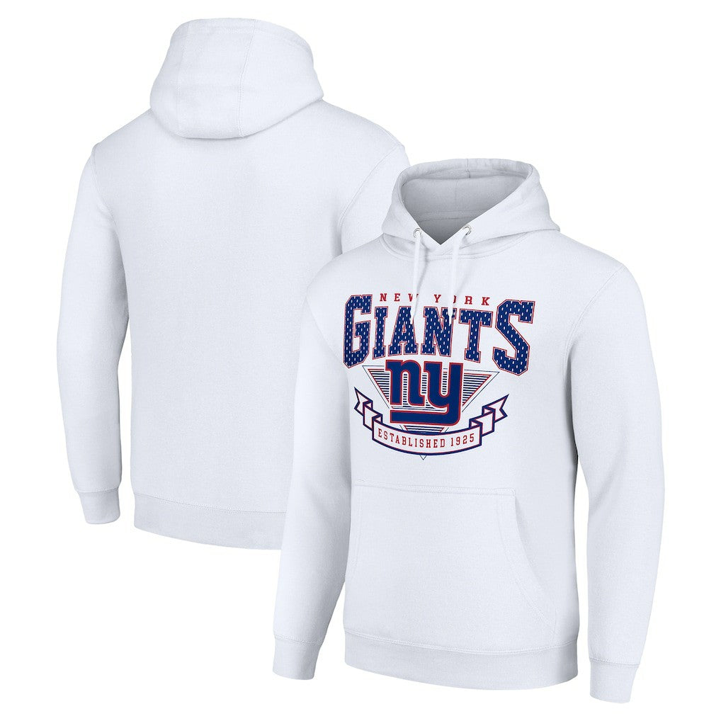 New York Giants Starter ‘80s Inspired Pullover Hoodie | NFL Discount