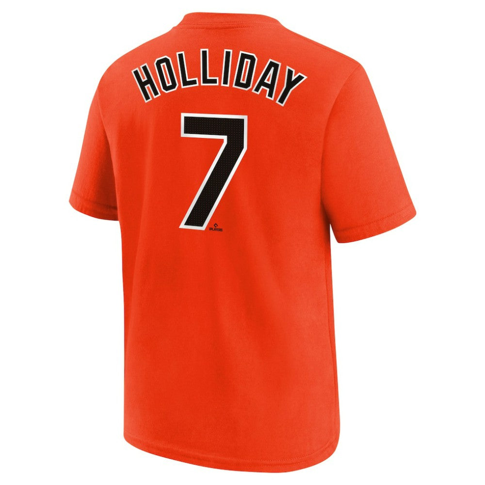 Jackson Holliday Baltimore Orioles Nike Youth Name & Number T-Shirt - MLB T-shirts