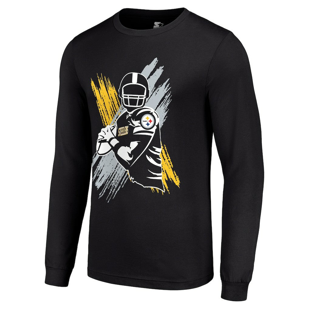 Pittsburgh Steelers Starter Player X Logo Graphic Long Sleeve T-Shirt | NFL Sale