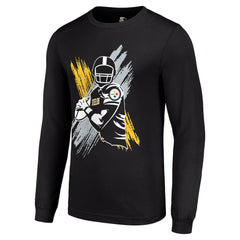 Pittsburgh Steelers Starter Player X Logo Graphic Long Sleeve T-Shirt | NFL Sale