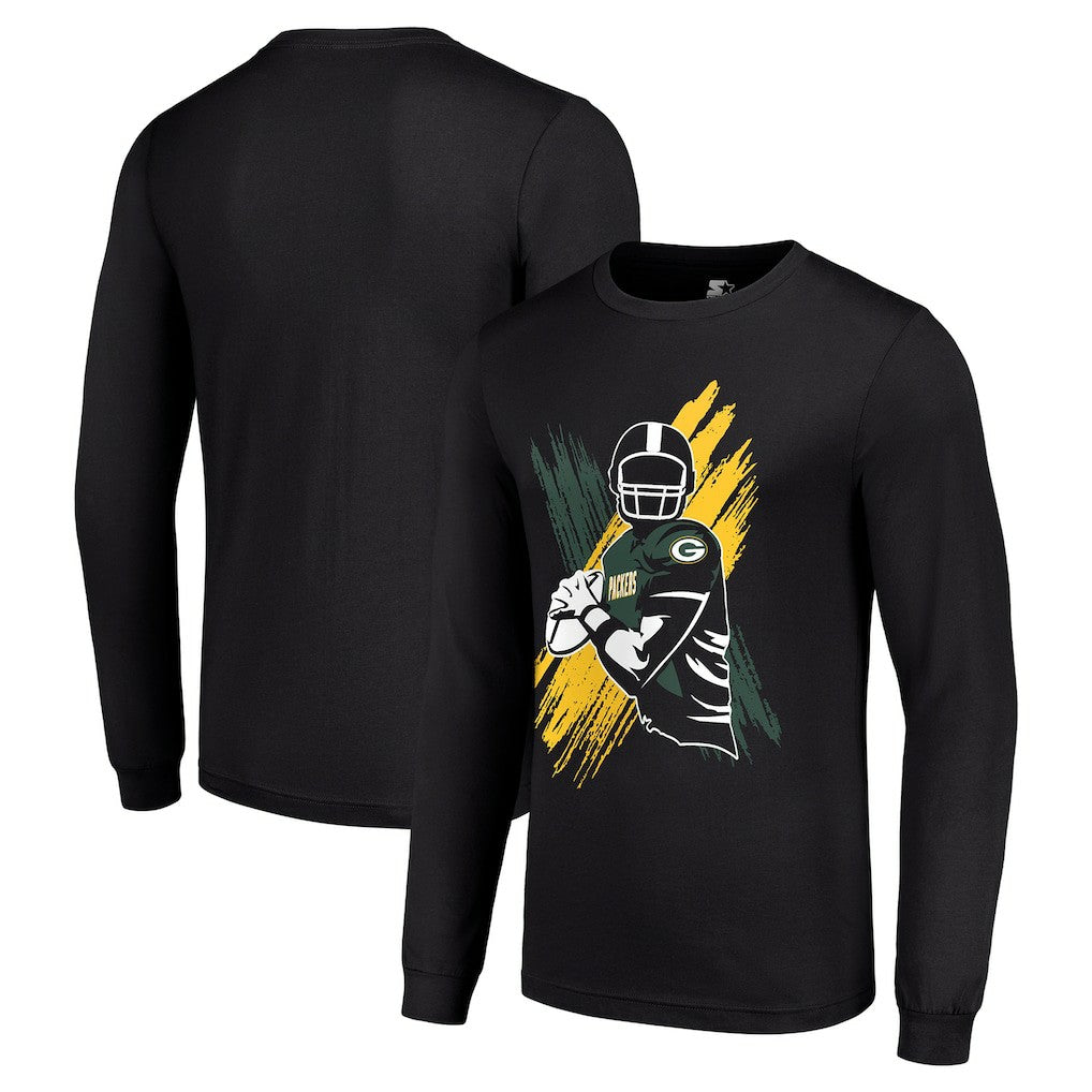 Green Bay Packers Starter Player X Logo Graphic Long Sleeve T-Shirt | NFL Near me