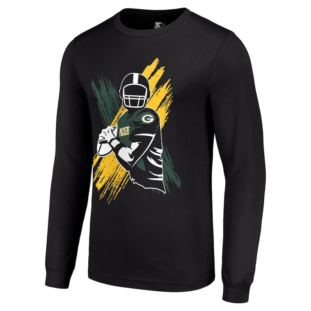 Green Bay Packers Starter Player X Logo Graphic Long Sleeve T-Shirt | NFL Near me