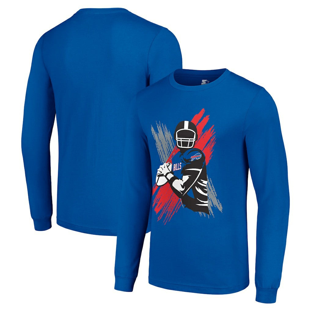 Buffalo Bills Starter Player X Logo Graphic Long Sleeve T-Shirt | NFL Outlet