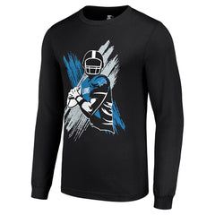 Detroit Lions Starter Player X Logo Graphic Long Sleeve T-Shirt | NFL Sale