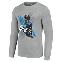 Detroit Lions Starter Player X Logo Graphic Long Sleeve T-Shirt | NFL Sale