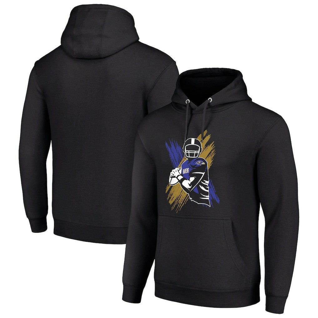 Baltimore Ravens Starter Player X Fleece Pullover Hoodie | NFL Online