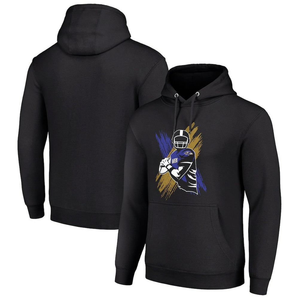 Baltimore Ravens Starter Player X Fleece Pullover Hoodie | NFL Online