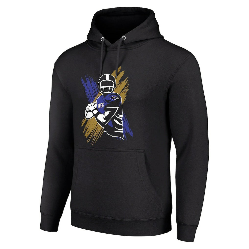 Baltimore Ravens Starter Player X Fleece Pullover Hoodie | NFL Online