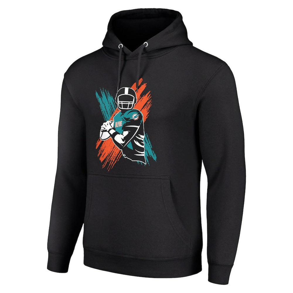 Miami Dolphins Starter Player X Fleece Pullover Hoodie | NFL Outlet