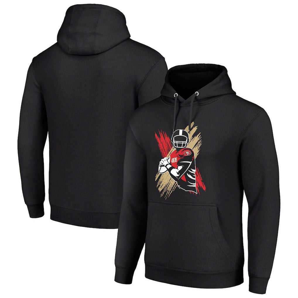 San Francisco 49ers Starter Player X Fleece Pullover Hoodie | NFL Online