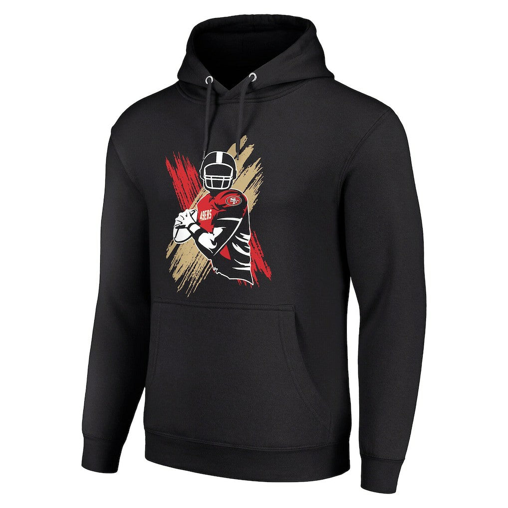 San Francisco 49ers Starter Player X Fleece Pullover Hoodie | NFL Online