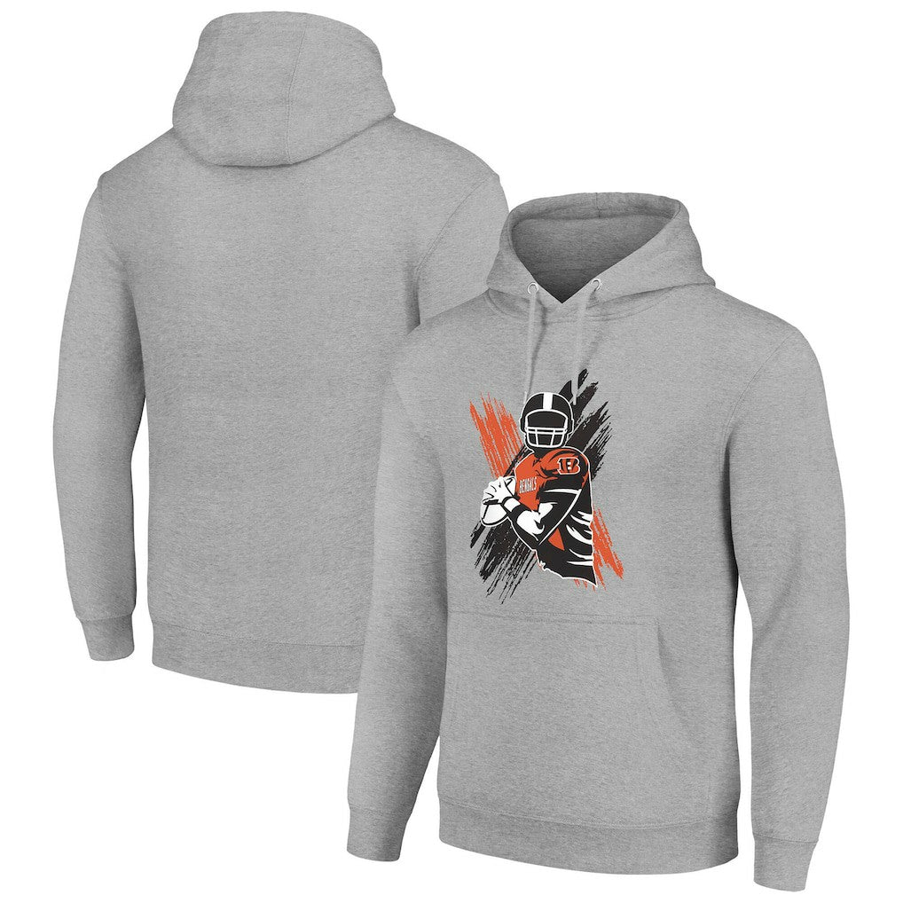 Cincinnati Bengals Starter Player X Fleece Pullover Hoodie | NFL Discount