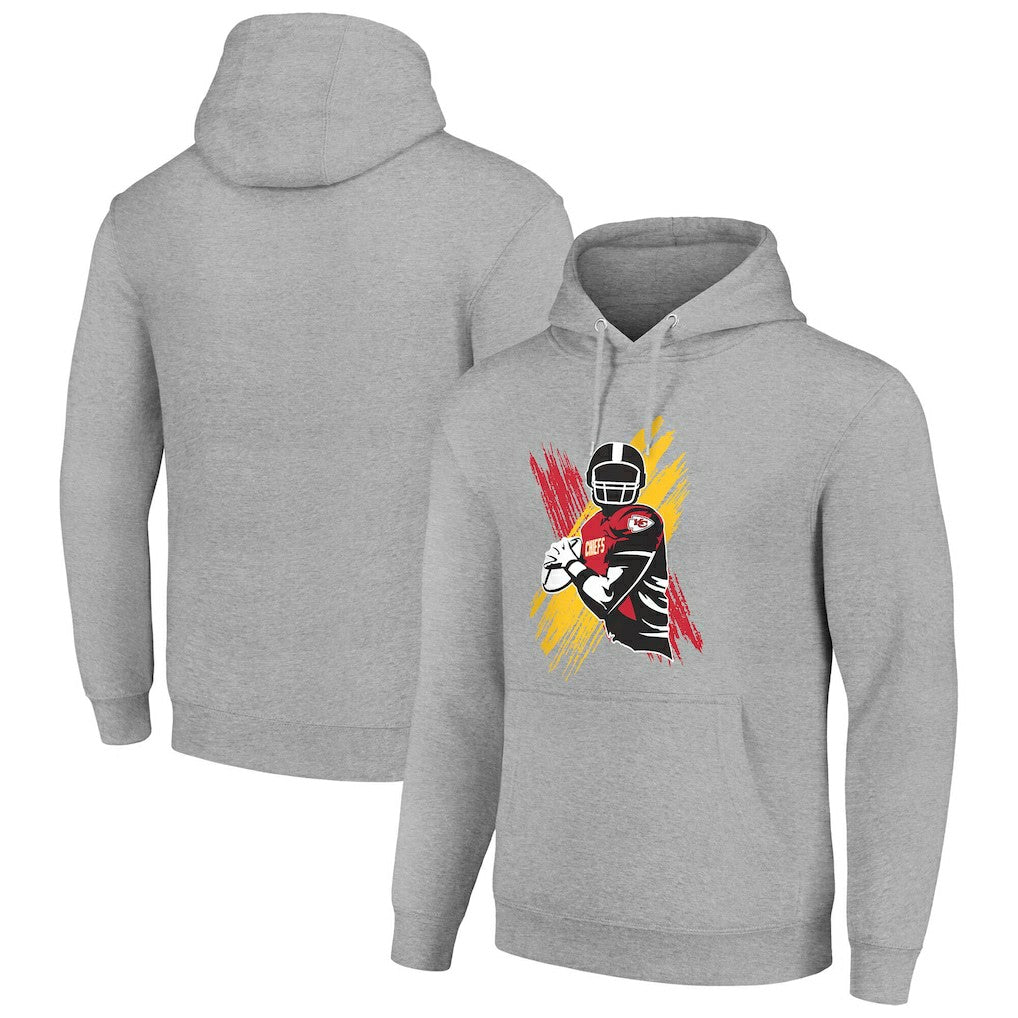 Kansas City Chiefs Starter Player X Fleece Pullover Hoodie | NFL New