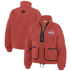 San Francisco 49ers WEAR by Erin Andrews Women's Polar Fleece Half-Zip Jacket | NFL New