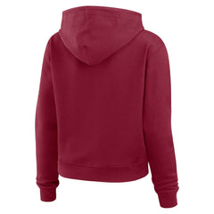 Washington Commanders WEAR by Erin Andrews Women's Waffle Hoodie Pullover Top | NFL US