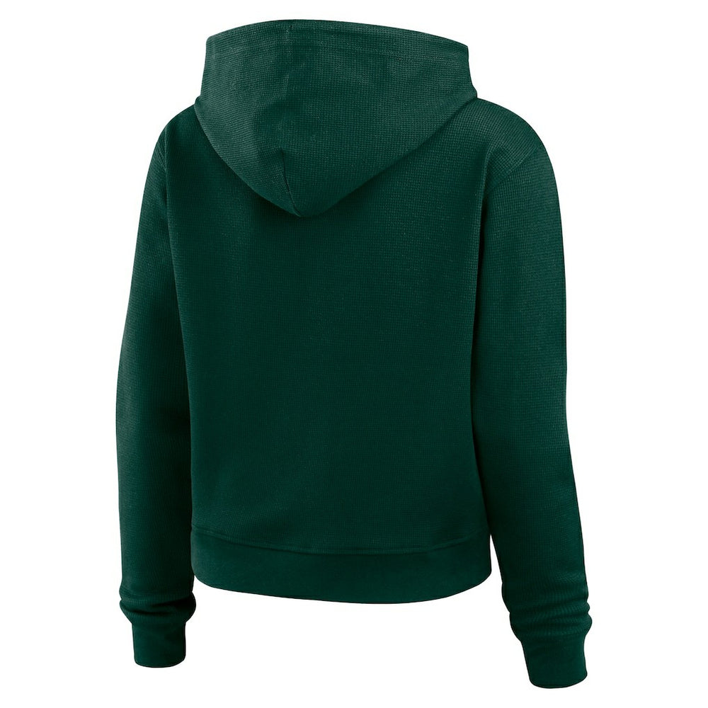 Green Bay Packers WEAR by Erin Andrews Women's Waffle Hoodie Pullover Top | NFL Near me