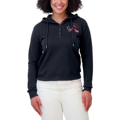 Houston Texans WEAR by Erin Andrews Women's Waffle Hoodie Pullover Top | NFL Hot