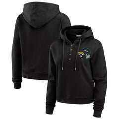 Jacksonville Jaguars WEAR by Erin Andrews Women's Waffle Hoodie Pullover Top | NFL On sale