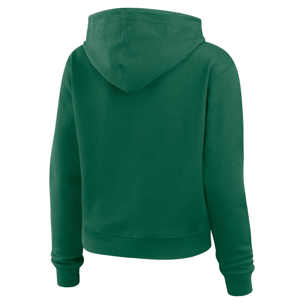 New York Jets WEAR by Erin Andrews Women's Waffle Hoodie Pullover Top | NFL Online