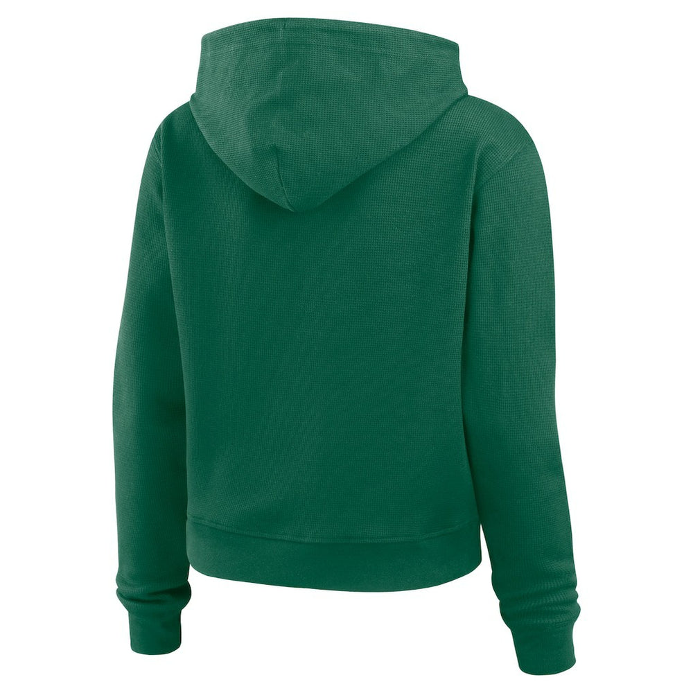 New York Jets WEAR by Erin Andrews Women's Waffle Hoodie Pullover Top | NFL Online