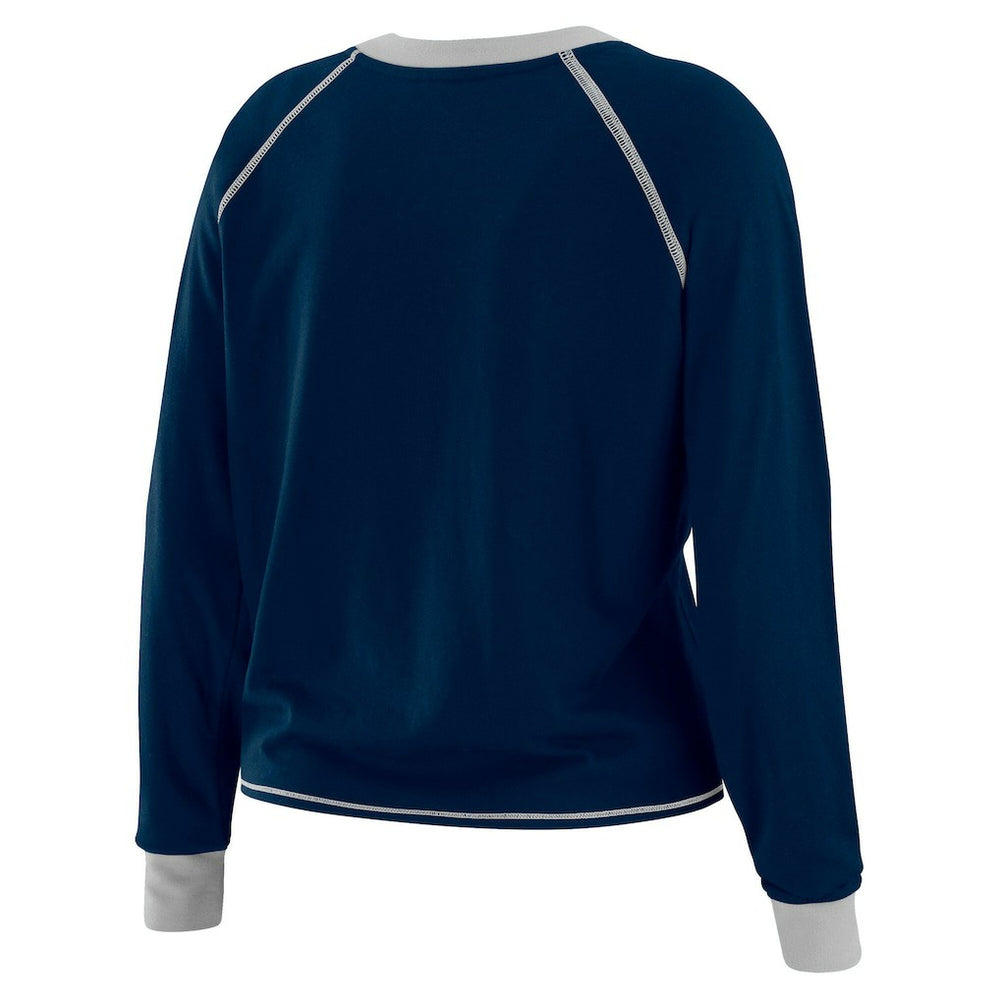 Dallas Cowboys WEAR by Erin Andrews Women's Tie-Front Long Sleeve Top | NFL On sale