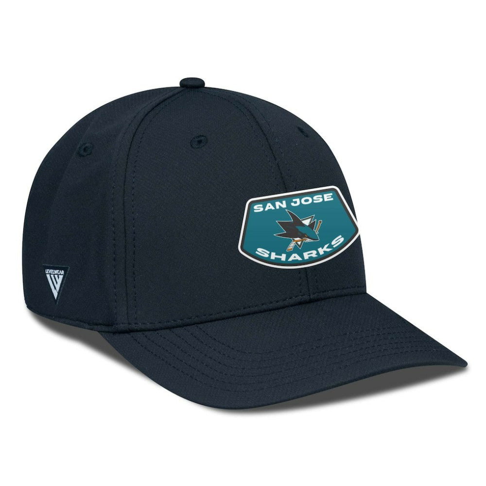 San Jose Sharks Levelwear Rise Skylight Flex Hat -  NHL Hats