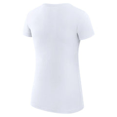 White Indiana Pacers G-III 4Her by Carl Banks Women's Super-Slim Fit Lightweight Team Name Collage Graphic T-Shirt | NBA