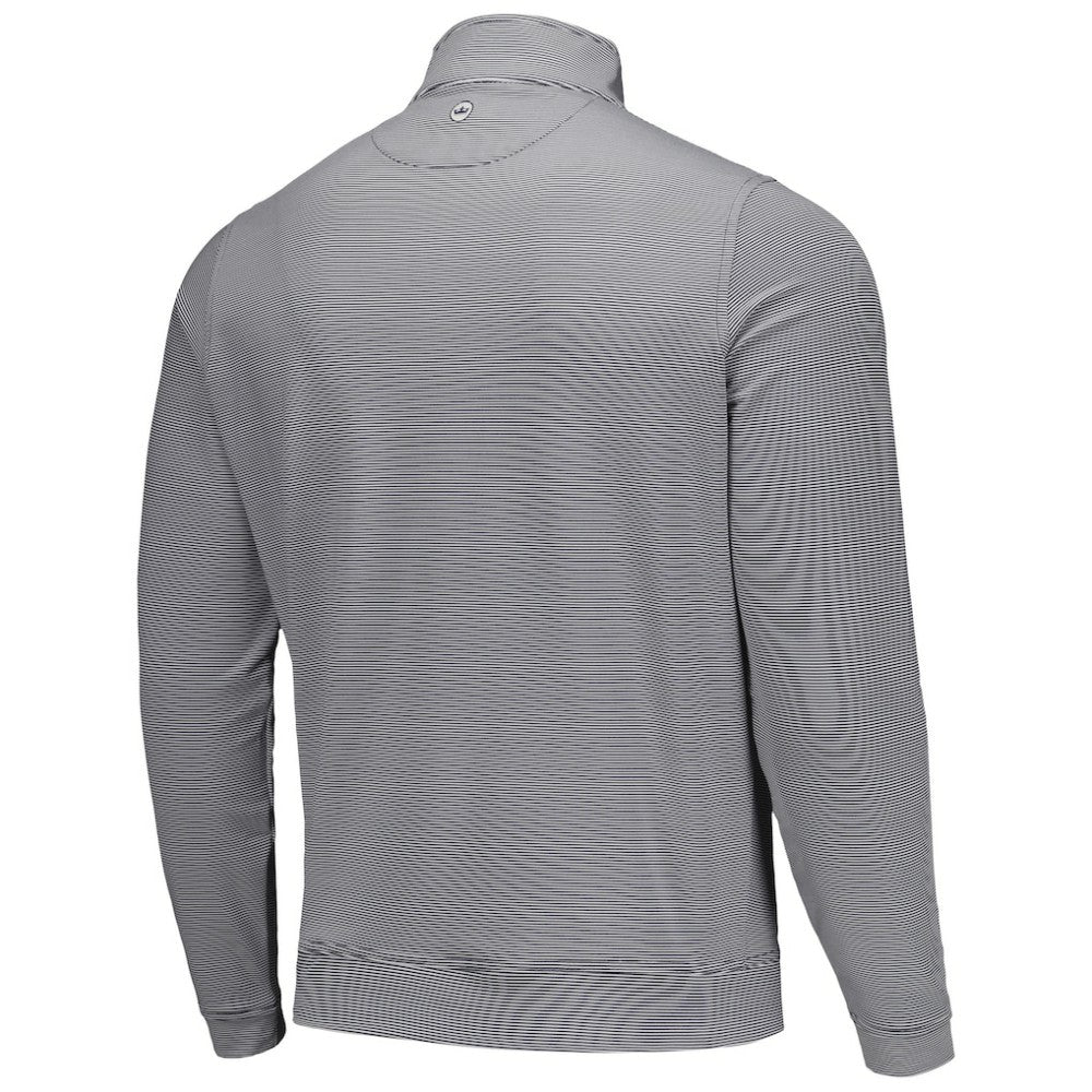 Baltimore Orioles Peter Millar Perth Sugar Stripe Performance Quarter-Zip Top - MLB Tops