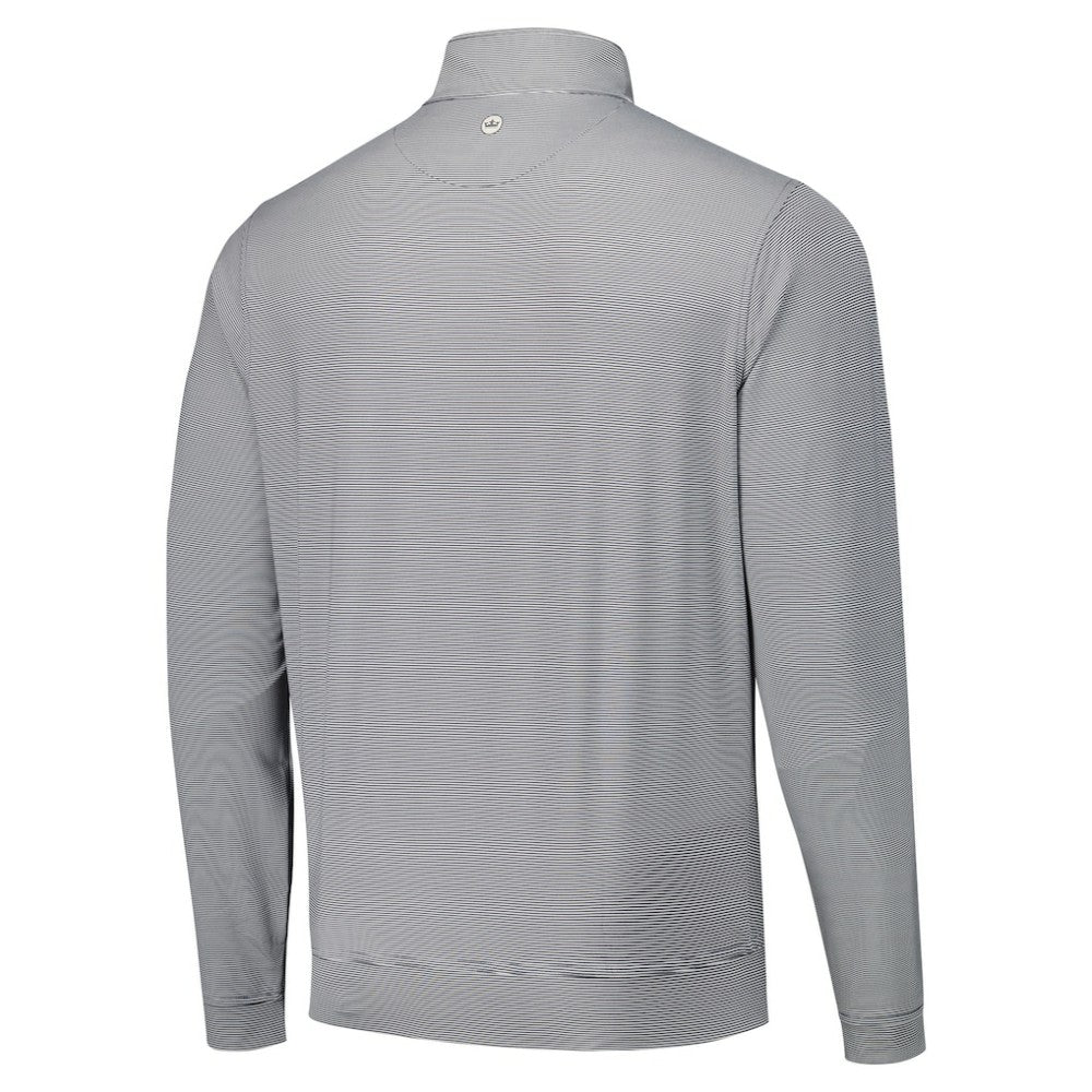 San Francisco Giants Peter Millar Perth Sugar Stripe Performance Quarter-Zip Top - MLB Tops