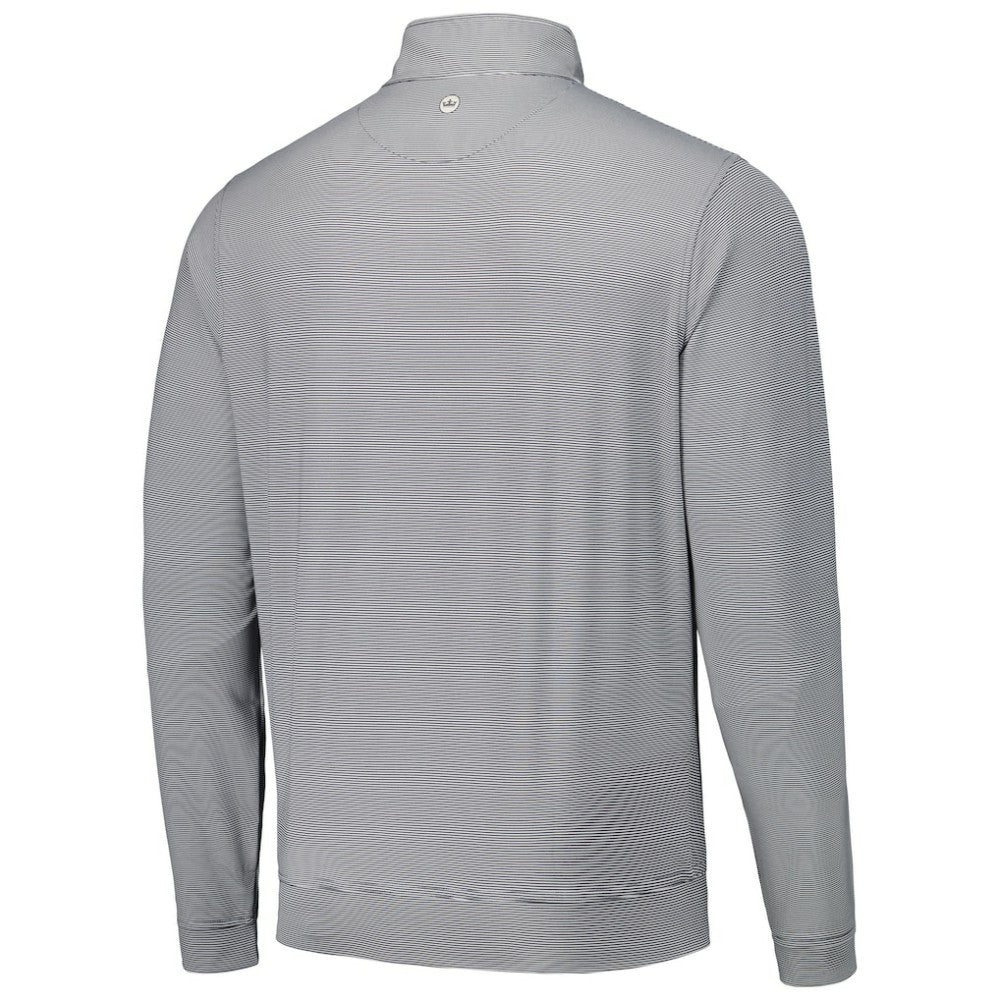 San Diego Padres Peter Millar Perth Sugar Stripe Performance Quarter-Zip Top - MLB Tops