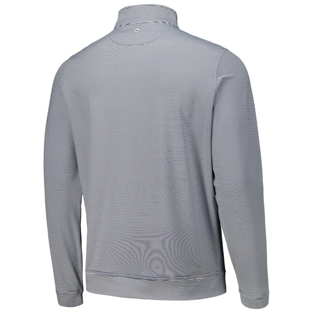 St. Louis Cardinals Peter Millar Perth Sugar Stripe Performance Quarter-Zip Top - MLB Tops